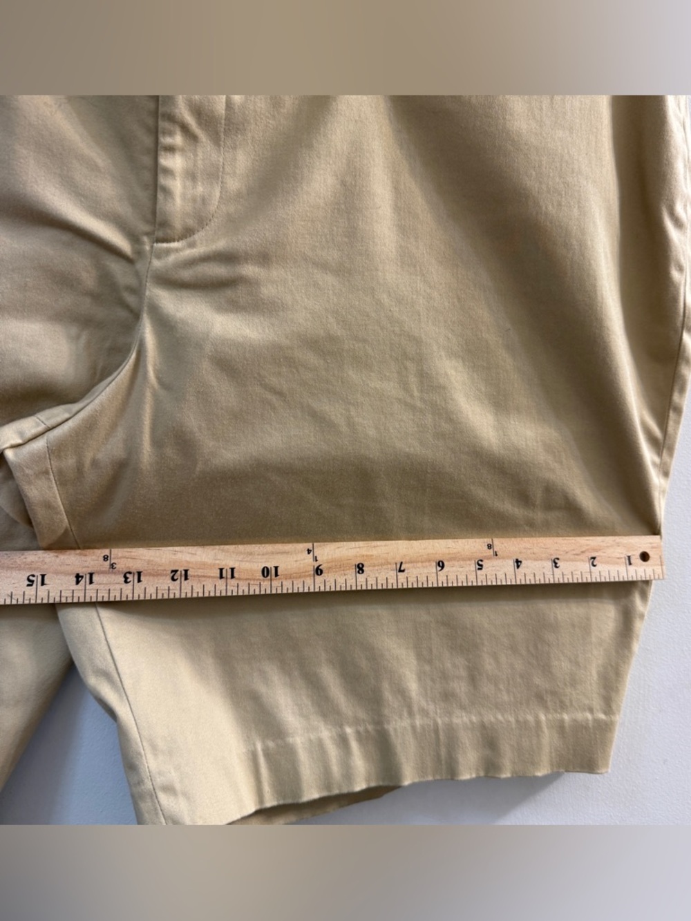 Lauren Ralph Lauren Khaki Chino Shorts Plus Size 22W - Picture 8 of 10